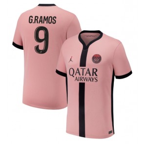 Paris Saint-Germain Goncalo Ramos #9 Rezervni Dres 2024-25 Kratak Rukavima